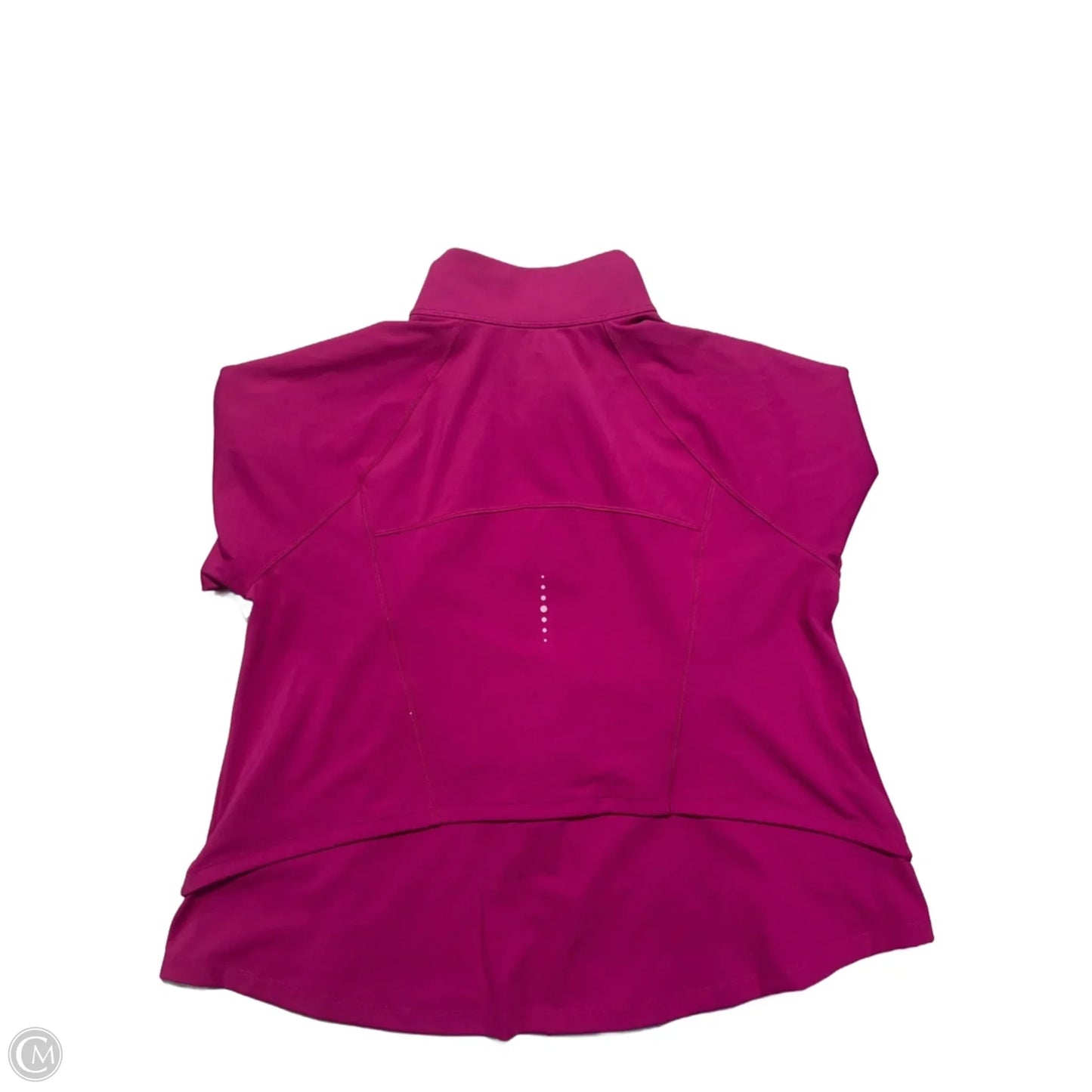 Athletic Jacket By Tek Gear In Pink, Size: 1x