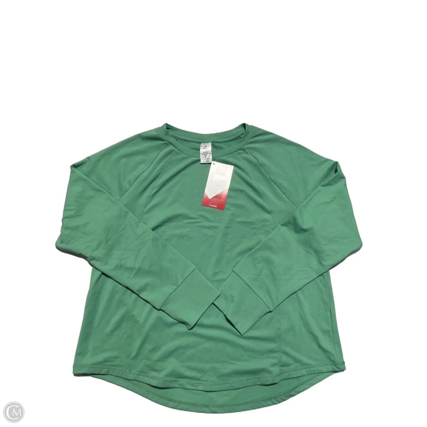 Top Long Sleeve By Members Mark In Green, Size: Xl