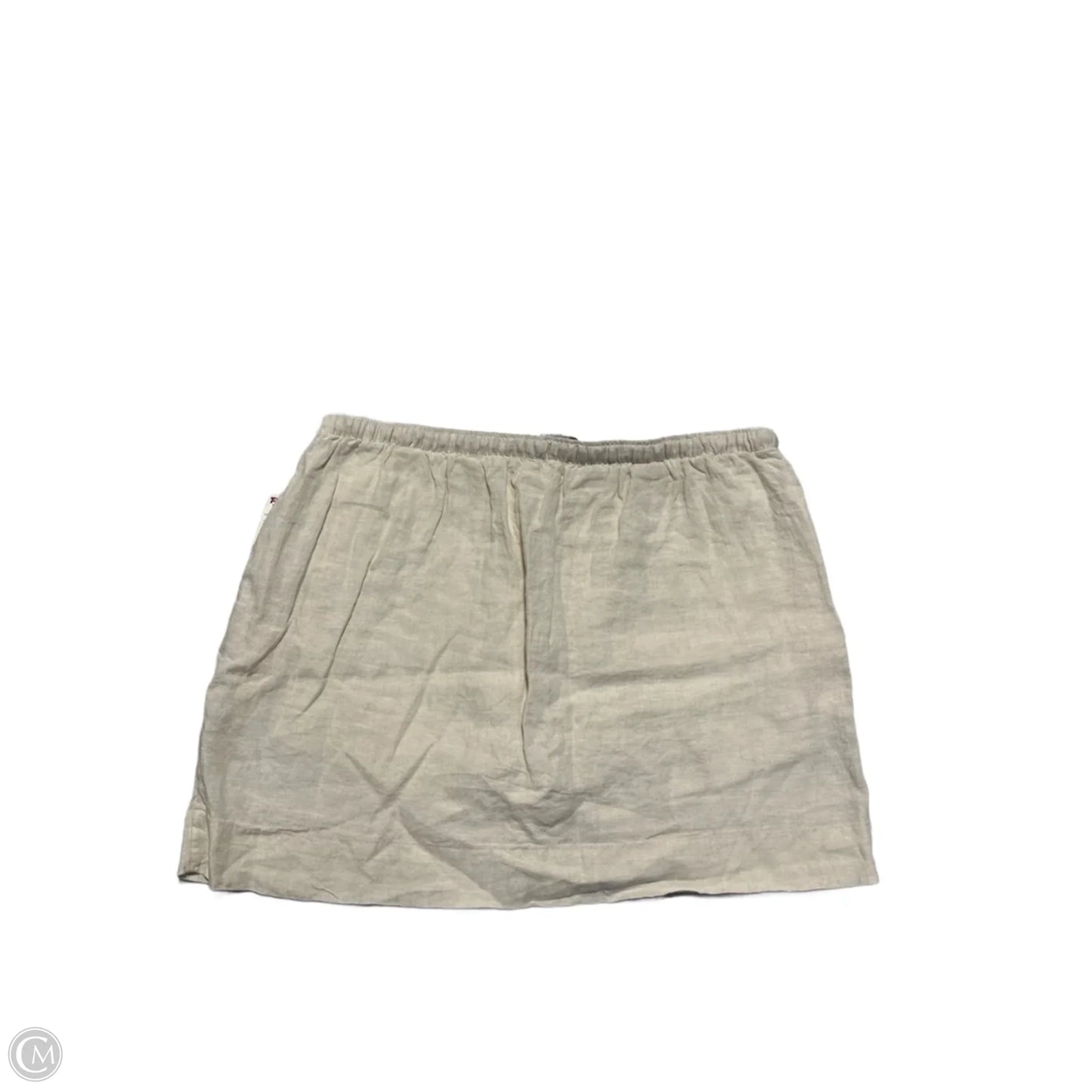 Skirt Mini & Short By C And C In Cream, Size: Xl