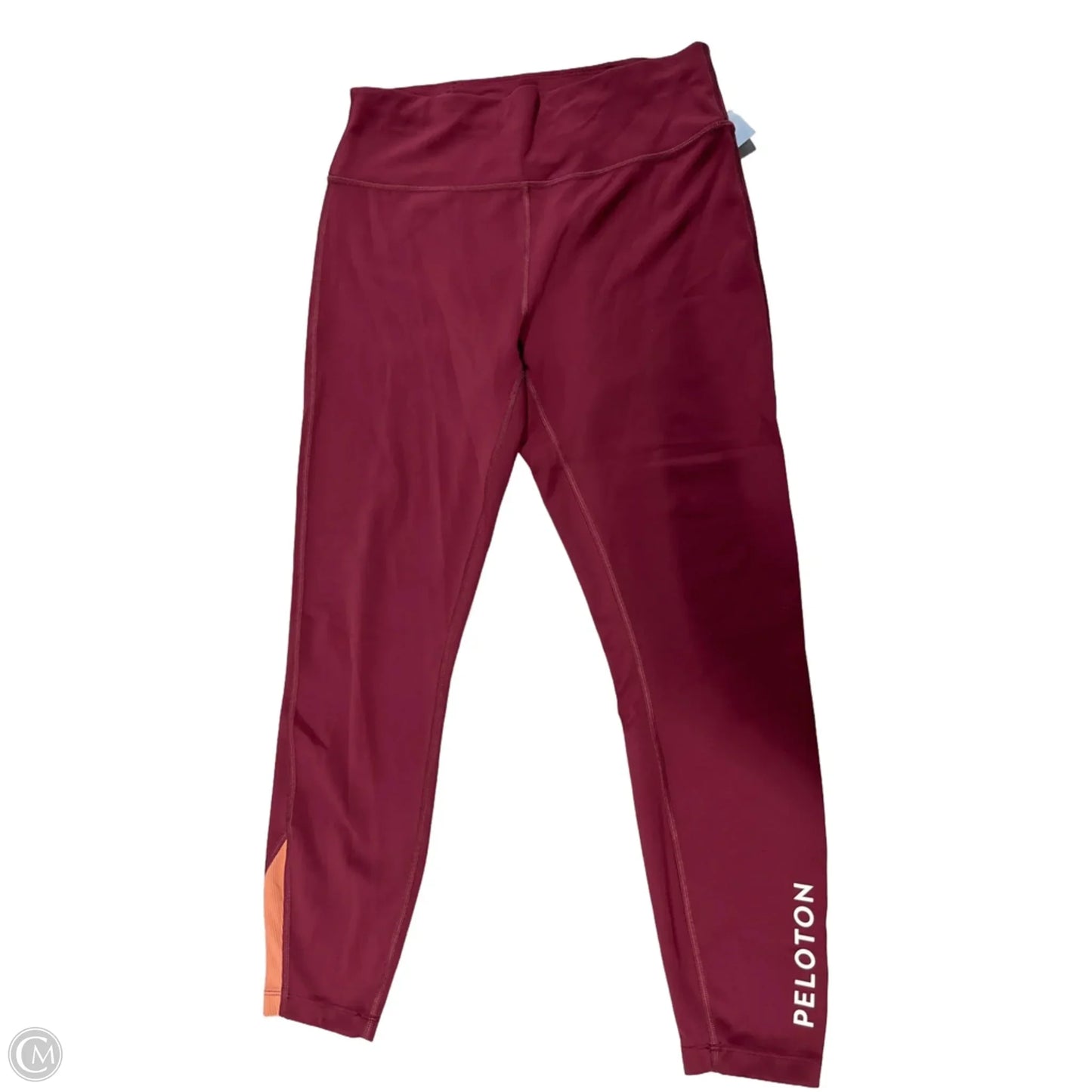 Athletic Leggings By Peloton In Pink, Size: L