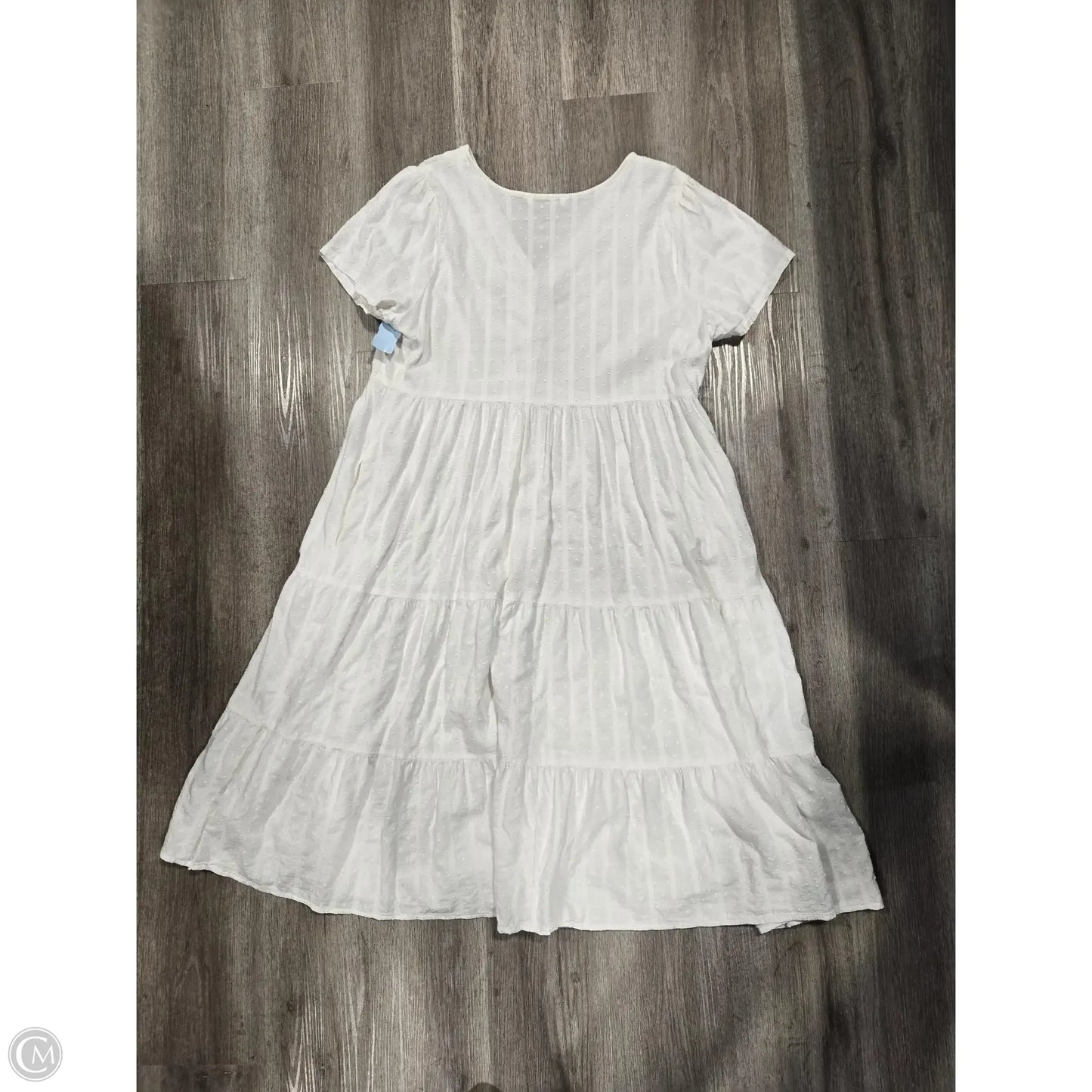 Dress Casual Midi By Sonoma In White, Size: Xl