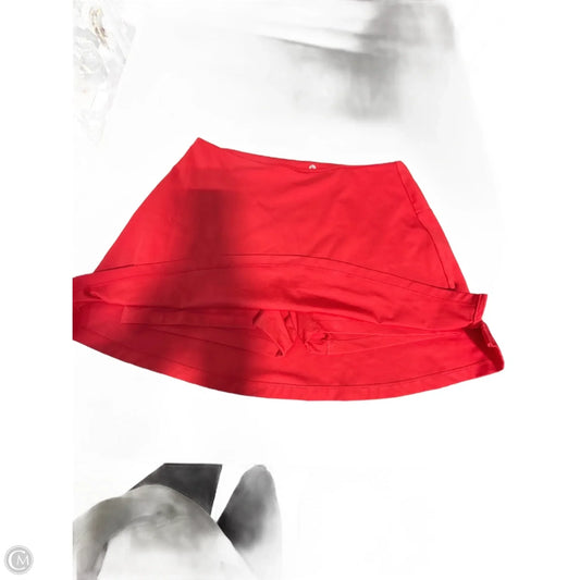 Athletic Skort By 90 Degrees By Reflex In Red, Size: Xl