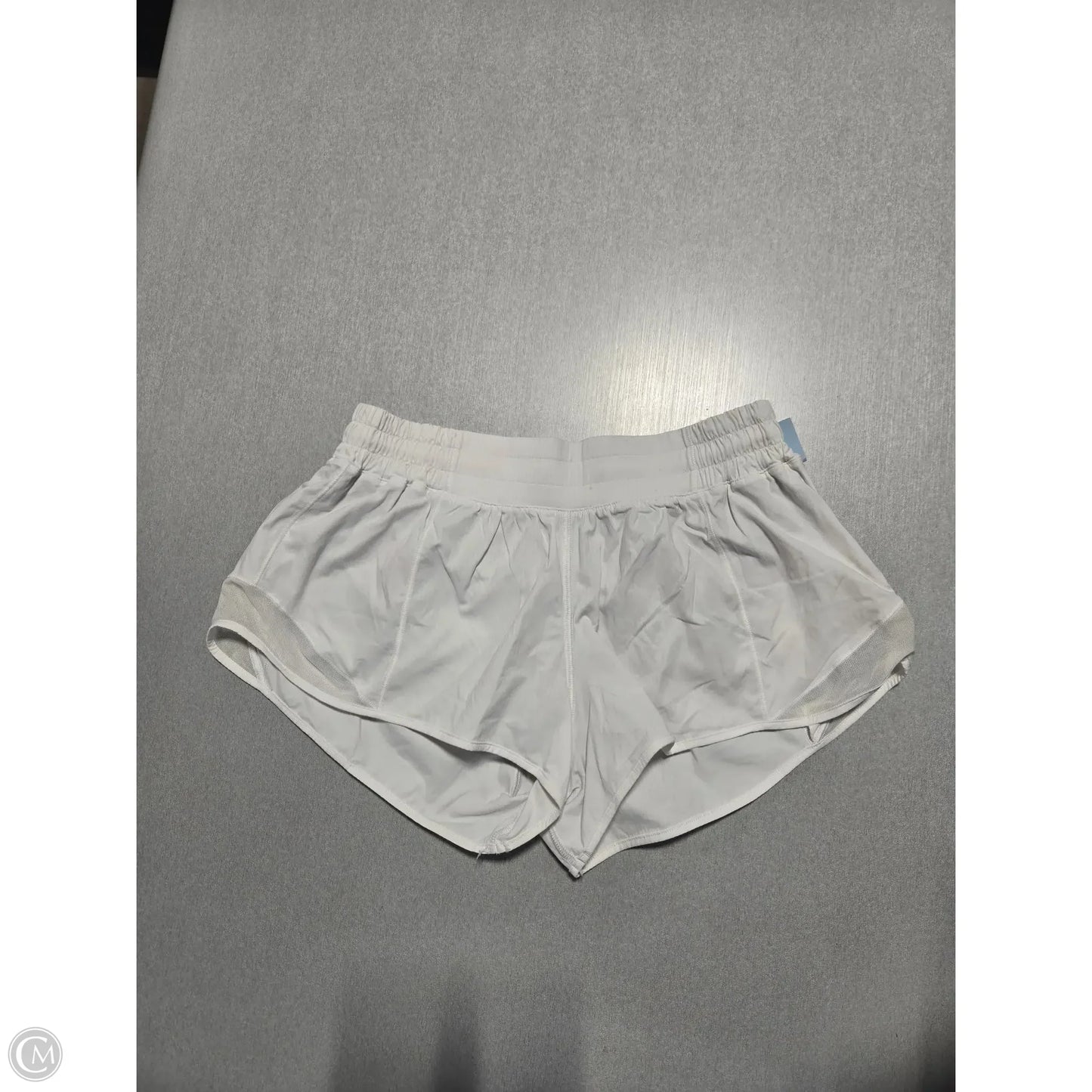 Athletic Shorts By Lululemon In White, Size: 8