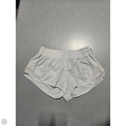 Athletic Shorts By Lululemon In White, Size: 8