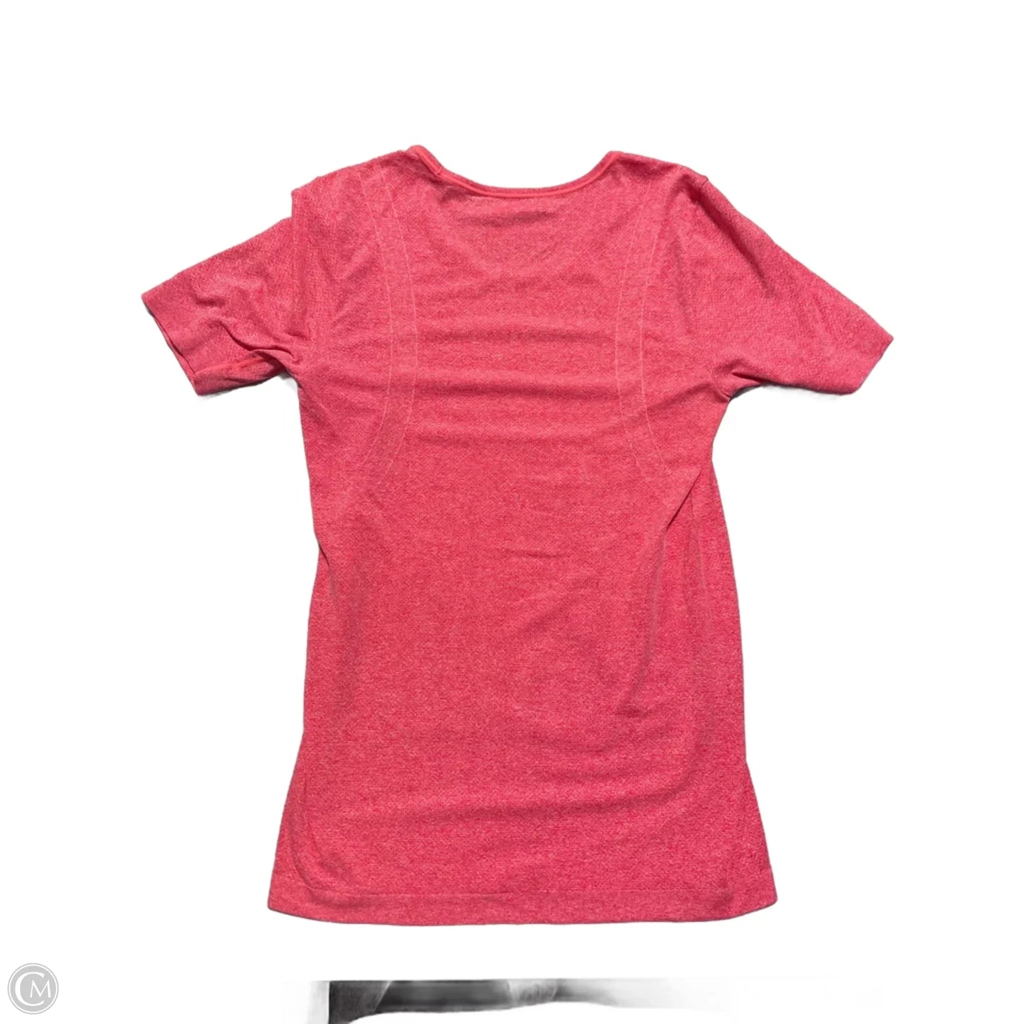 Athletic Top Short Sleeve By Under Armour In Pink, Size: S