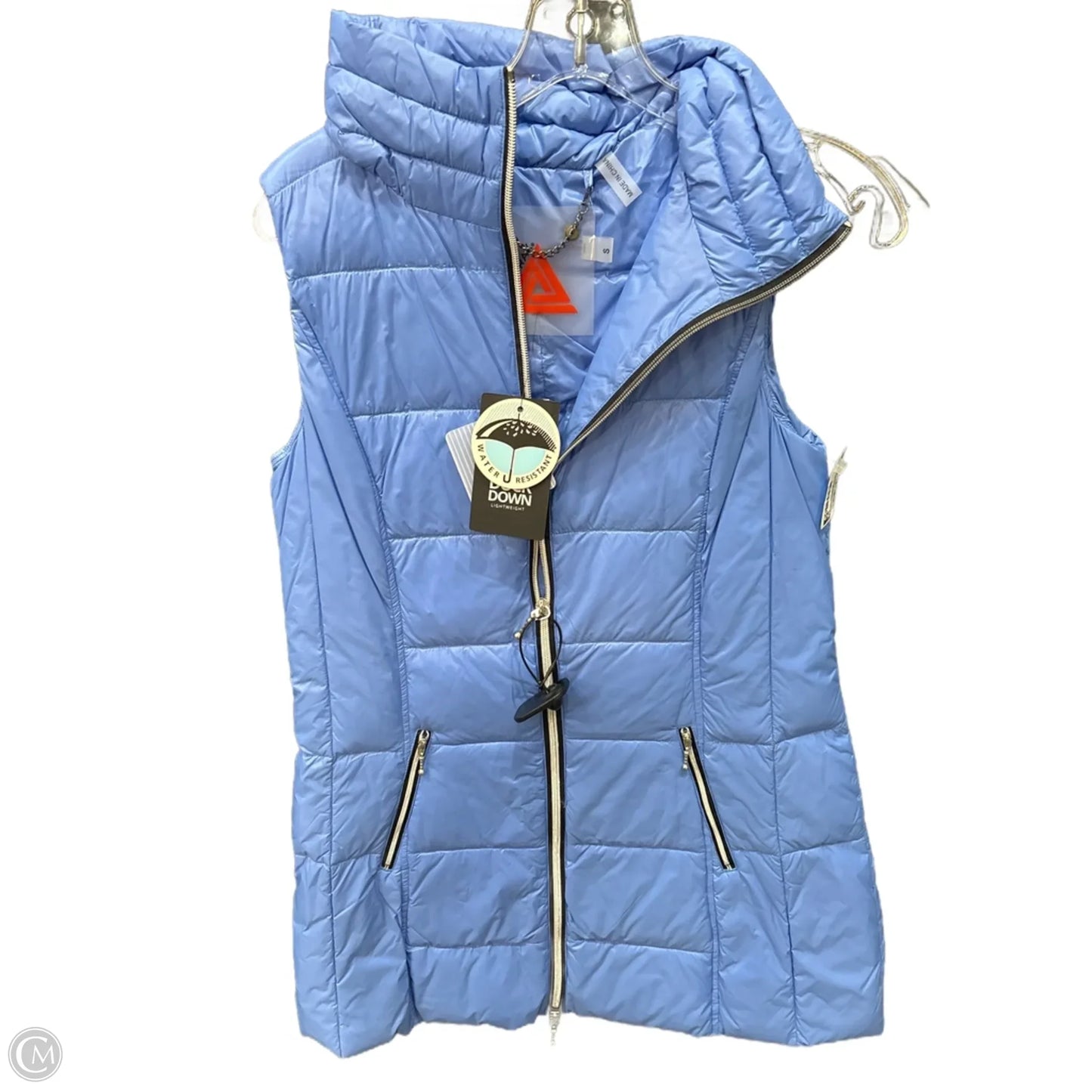 Vest Puffer & Quilted By Cma In Blue, Size: S