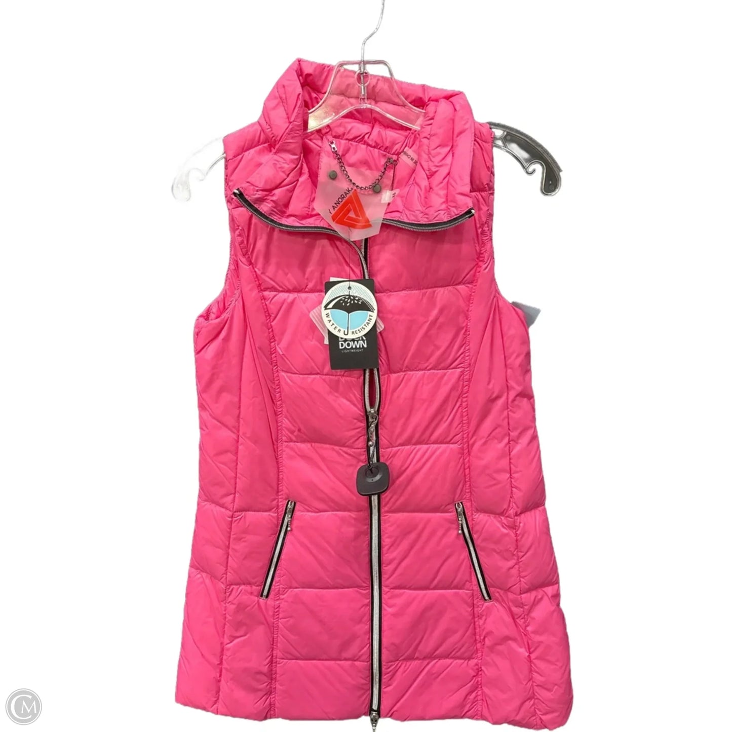 Vest Puffer & Quilted By Cma In Pink, Size: Xs
