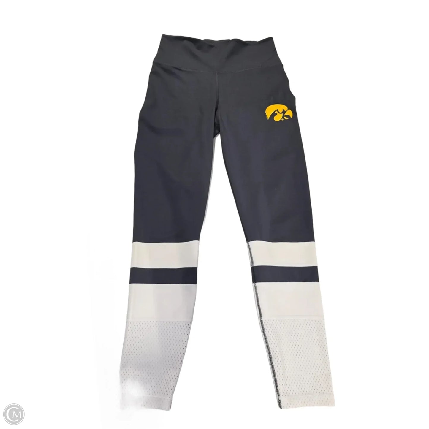 Athletic Leggings By Under Armour In Grey, Size: M