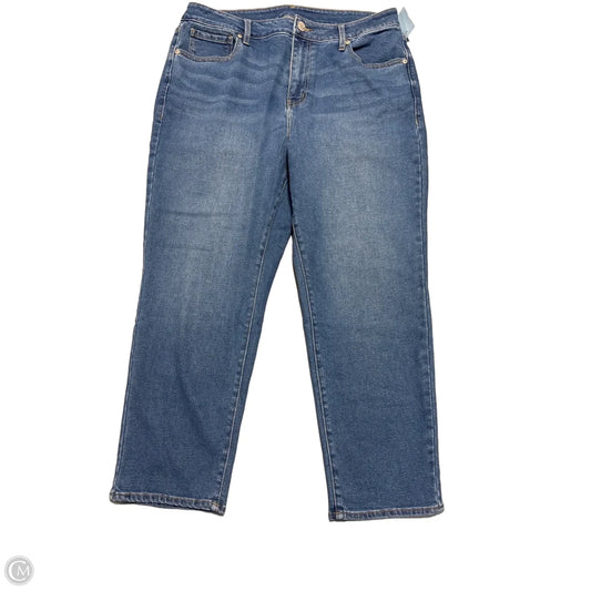 Jeans Straight By Cmc In Blue Denim, Size: 14