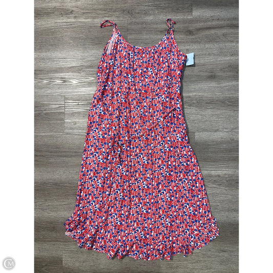 Dress Casual Midi By J. Crew In Floral Print, Size: 12