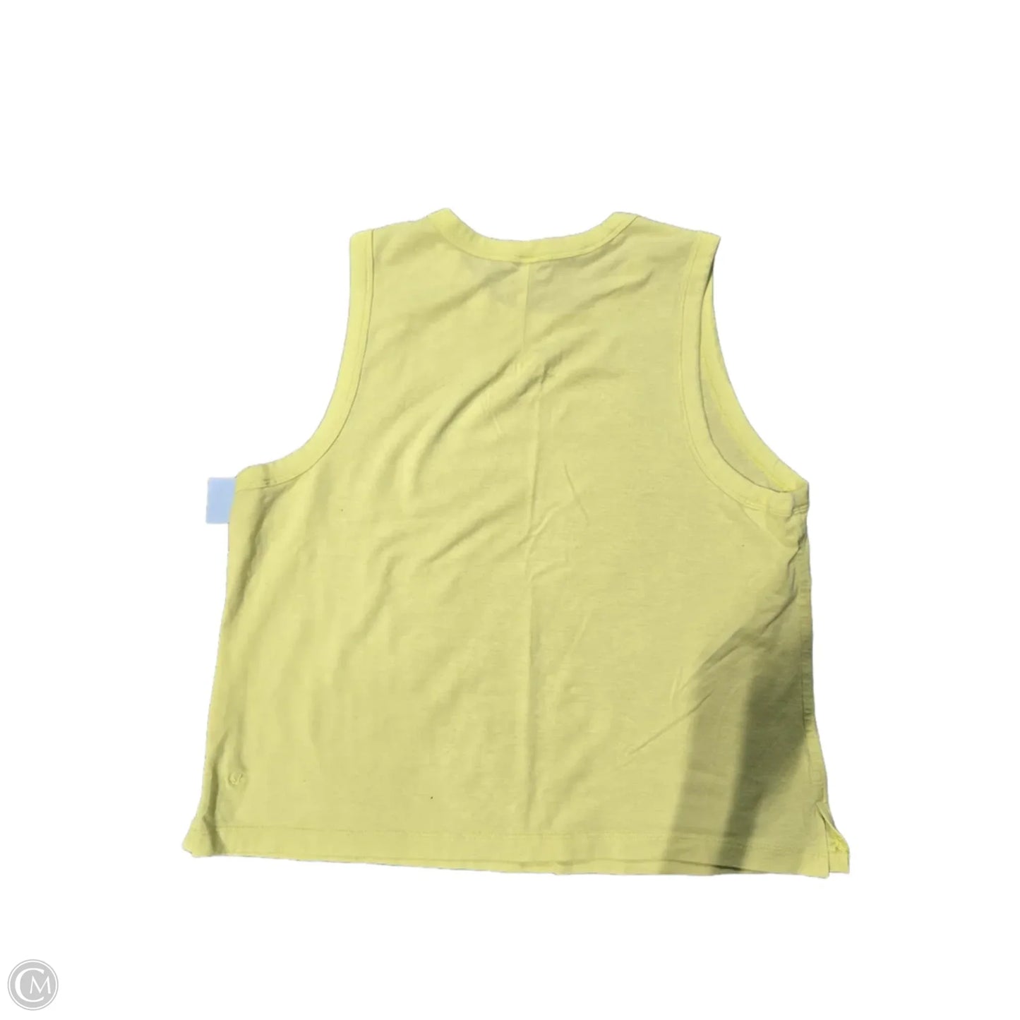 Athletic Tank Top By Lululemon In Yellow, Size: 6