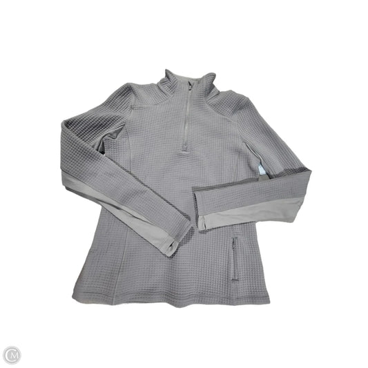 Athletic Jacket By Lululemon In Grey, Size: 4