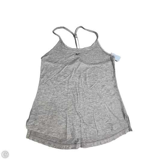 Athletic Tank Top By Nike In Grey, Size: S