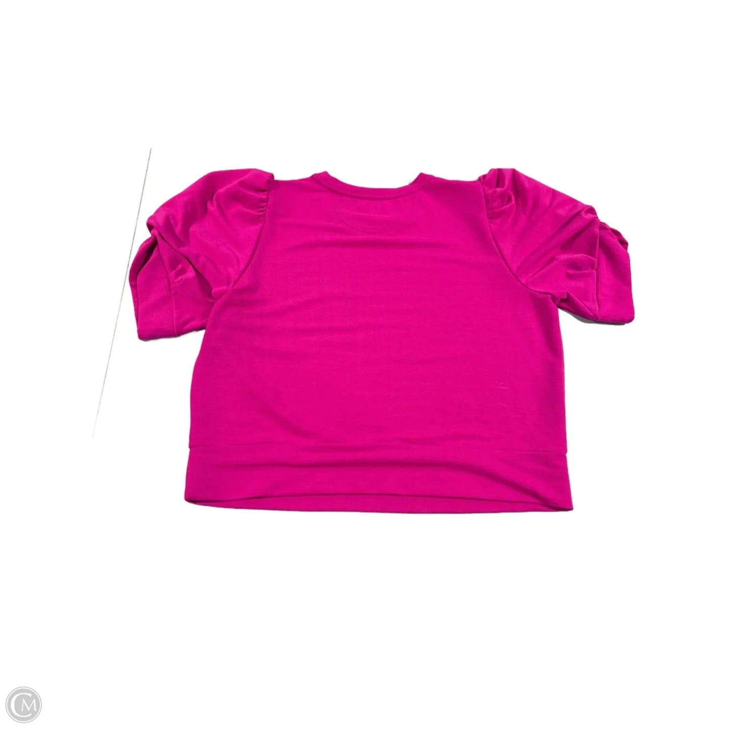 Top Short Sleeve By Dkny In Pink, Size: L