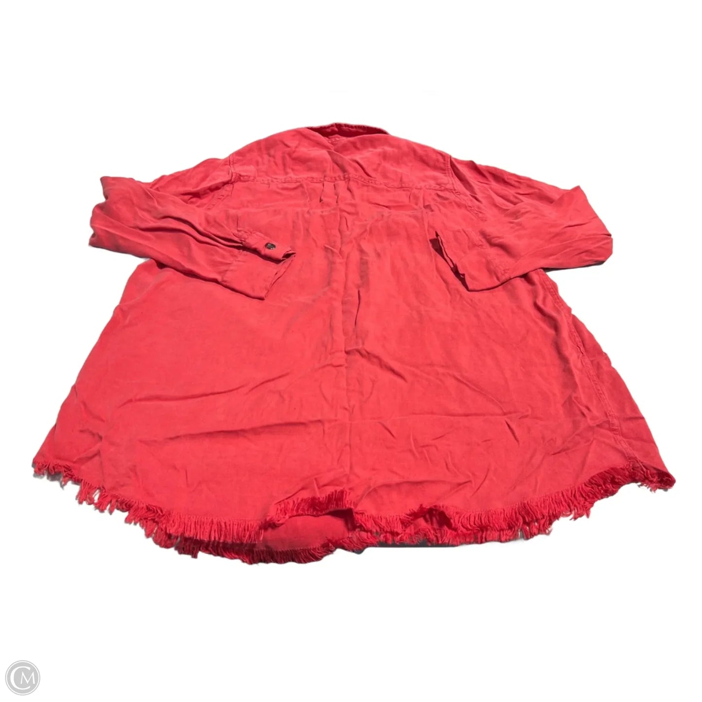 Top Long Sleeve By Velvet Heart In Red, Size: 1x