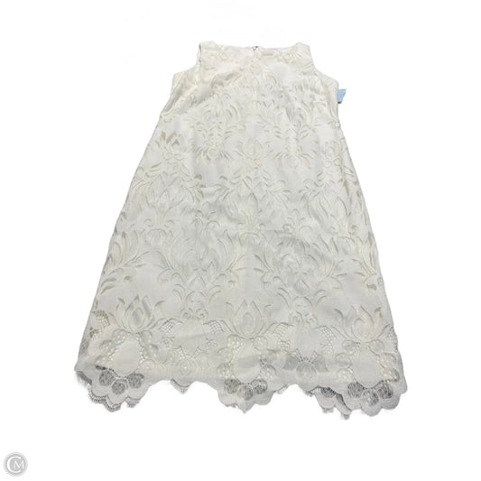 Dress Casual Midi By Chicos In White, Size: S