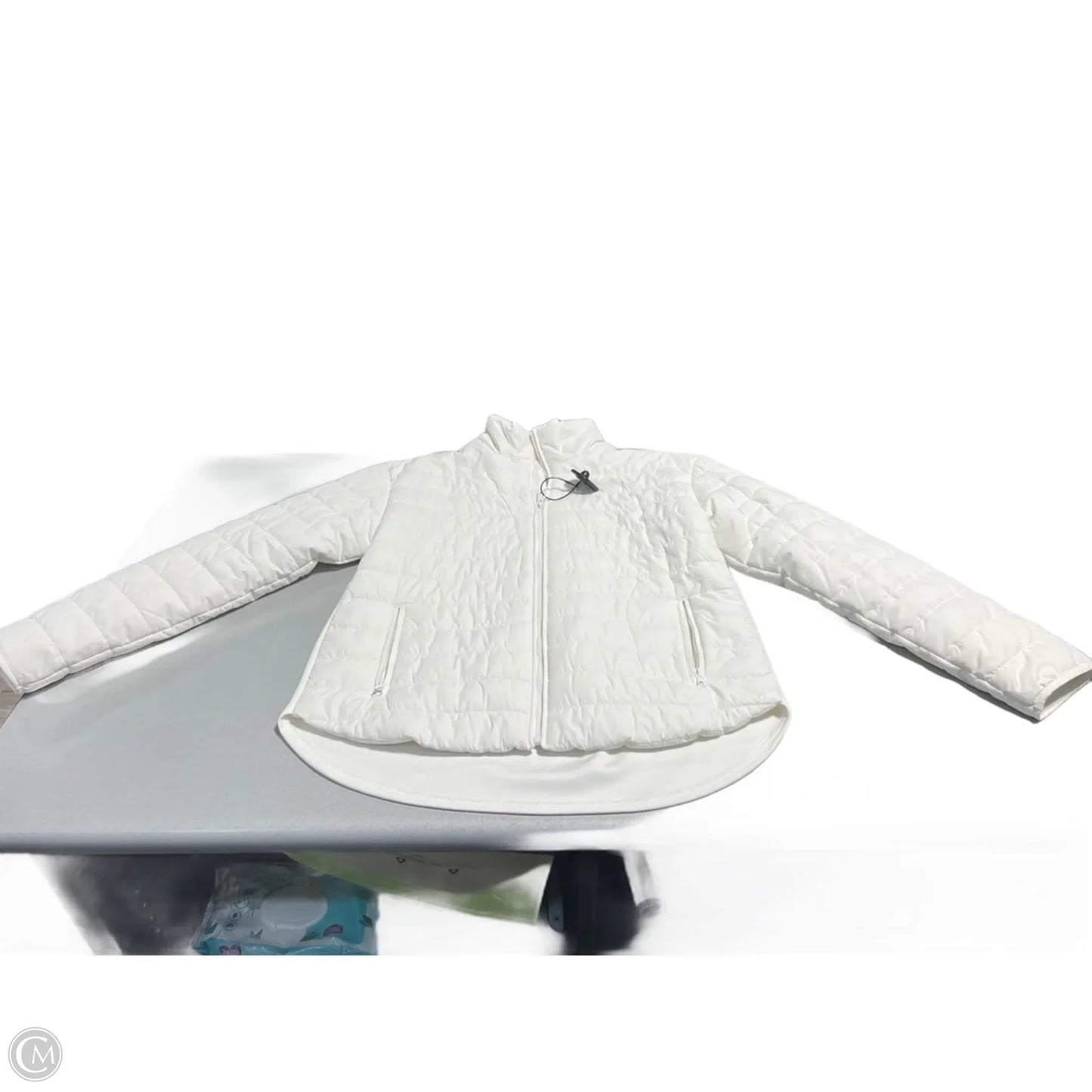 Coat Puffer & Quilted By Kensie In White, Size: M