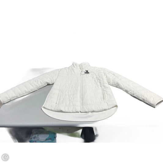 Coat Puffer & Quilted By Kensie In White, Size: M