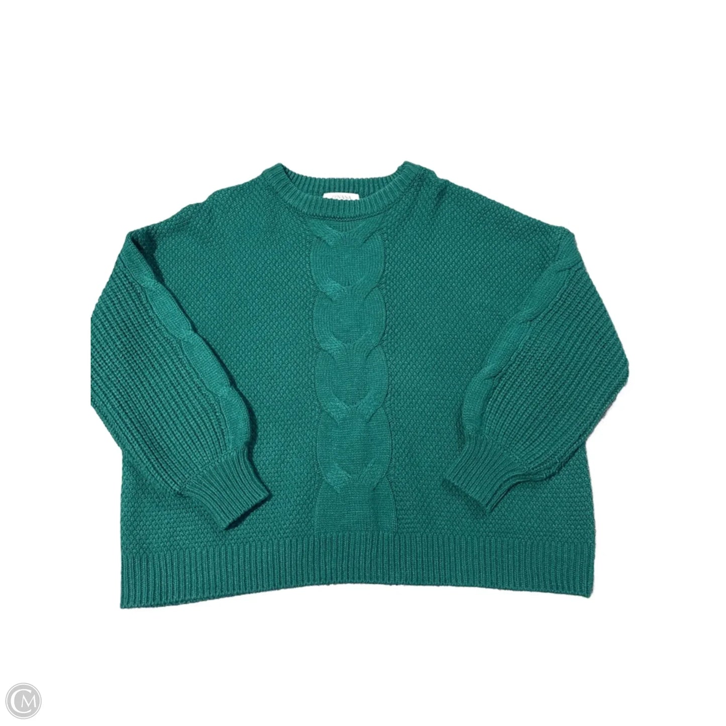 Sweater By Zenana In Green, Size: L