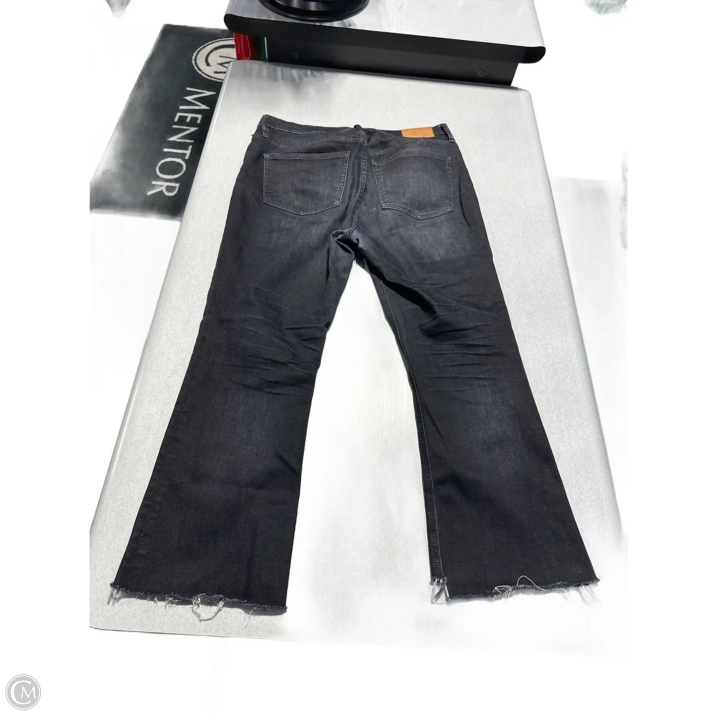 Jeans Straight By J. Crew In Black, Size: 12