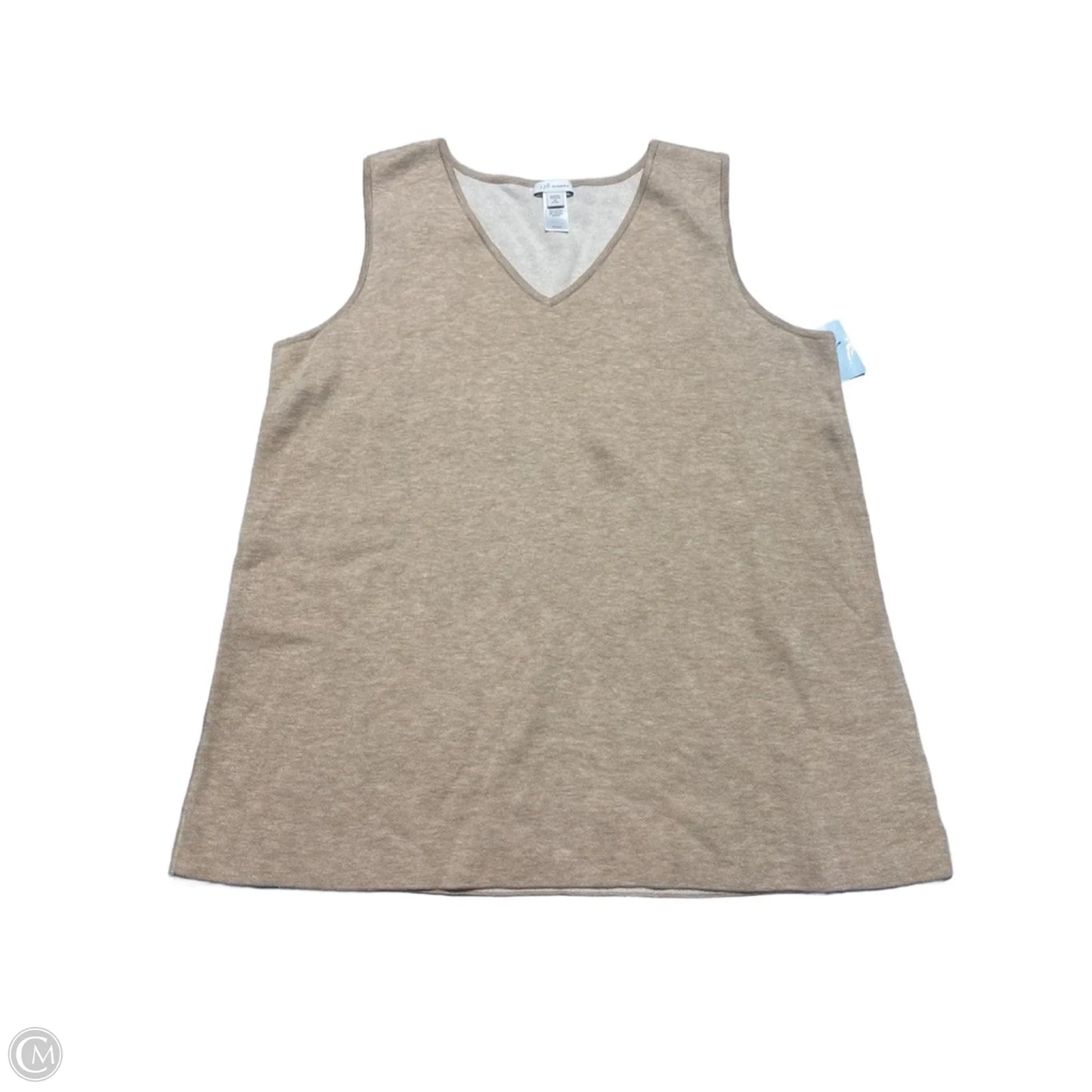 Tank Top By J. Jill In Tan, Size: M