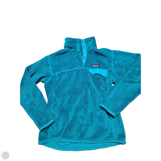 Top Long Sleeve By Patagonia In Blue, Size: M