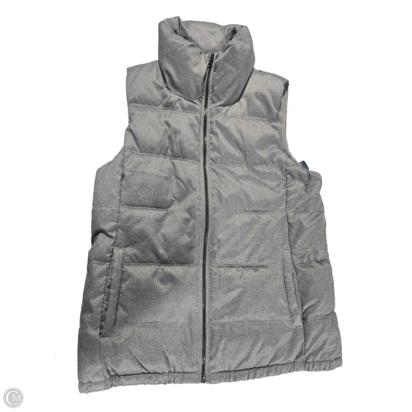 Vest Puffer & Quilted By Old Navy In Grey, Size: M