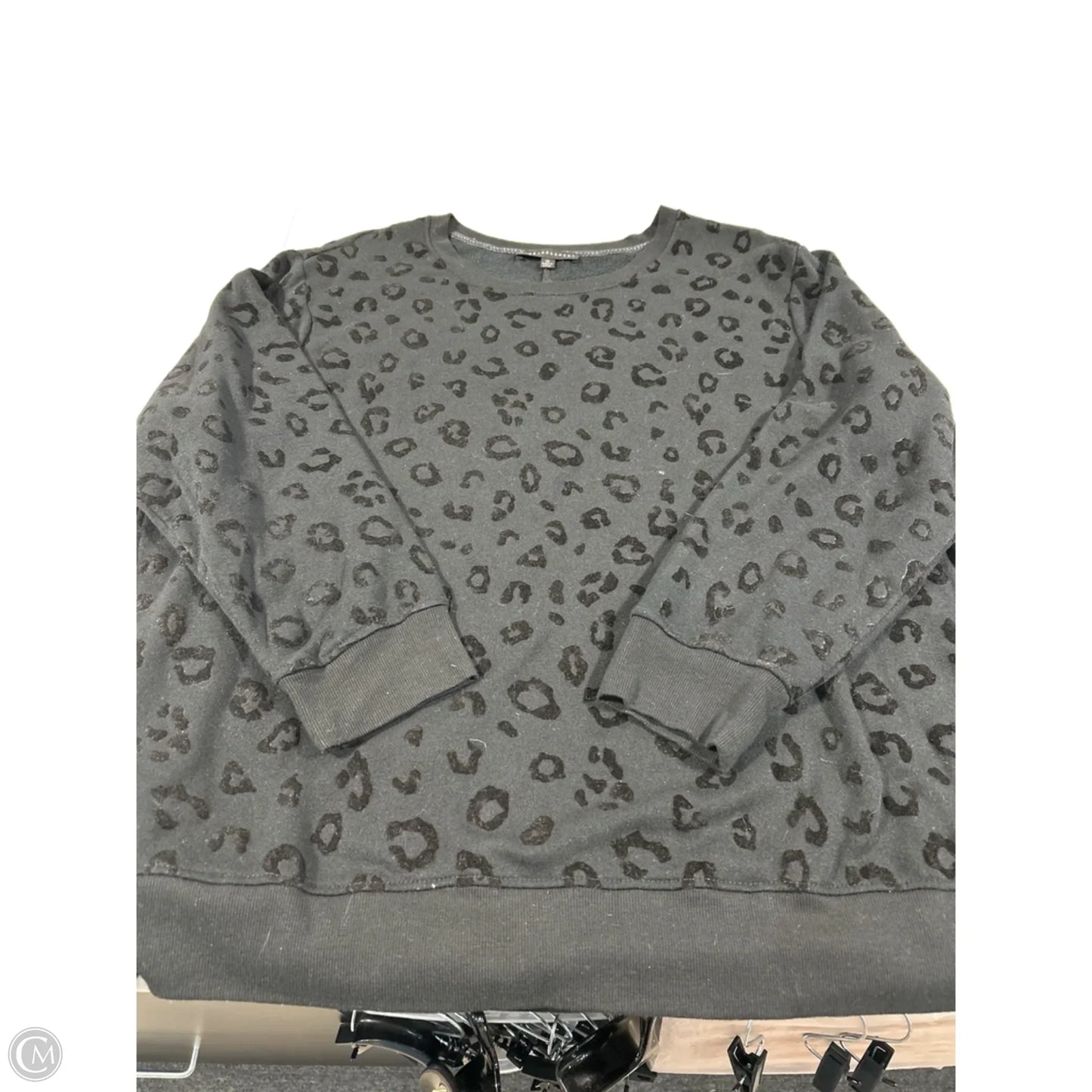 Top Long Sleeve By Jane And Delancey In Black, Size: 2x