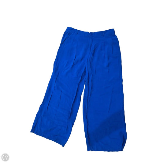 Pants Linen By Liz Claiborne In Blue, Size: 14