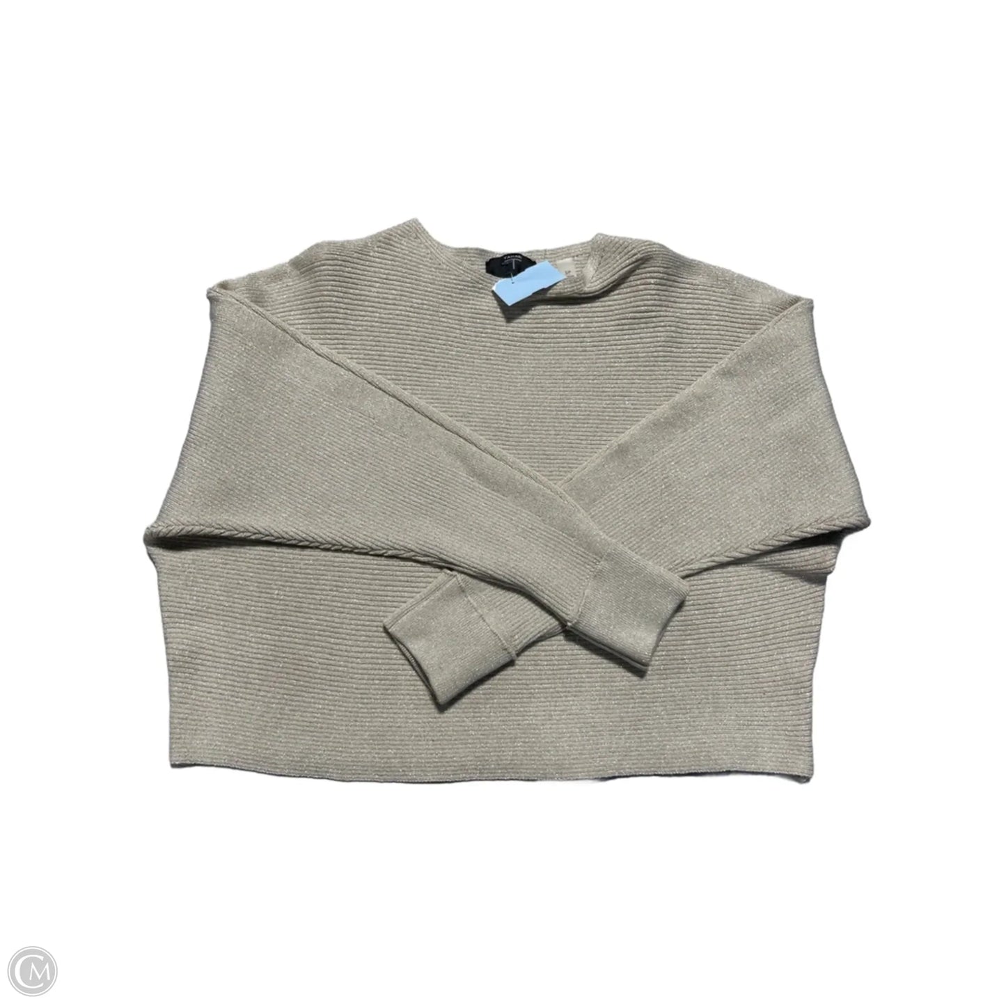 Top Long Sleeve By Tahari In Tan, Size: S