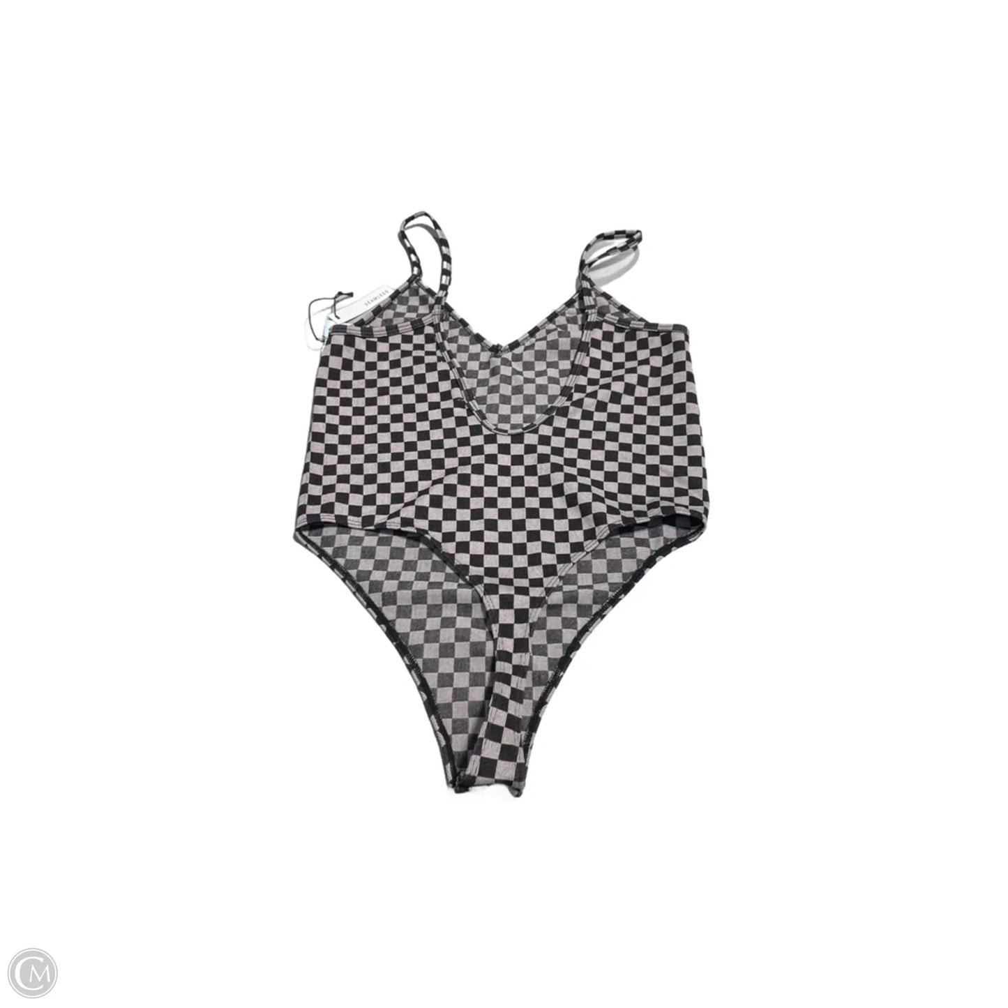 Bodysuit By Cmc In Checkered Pattern, Size: M