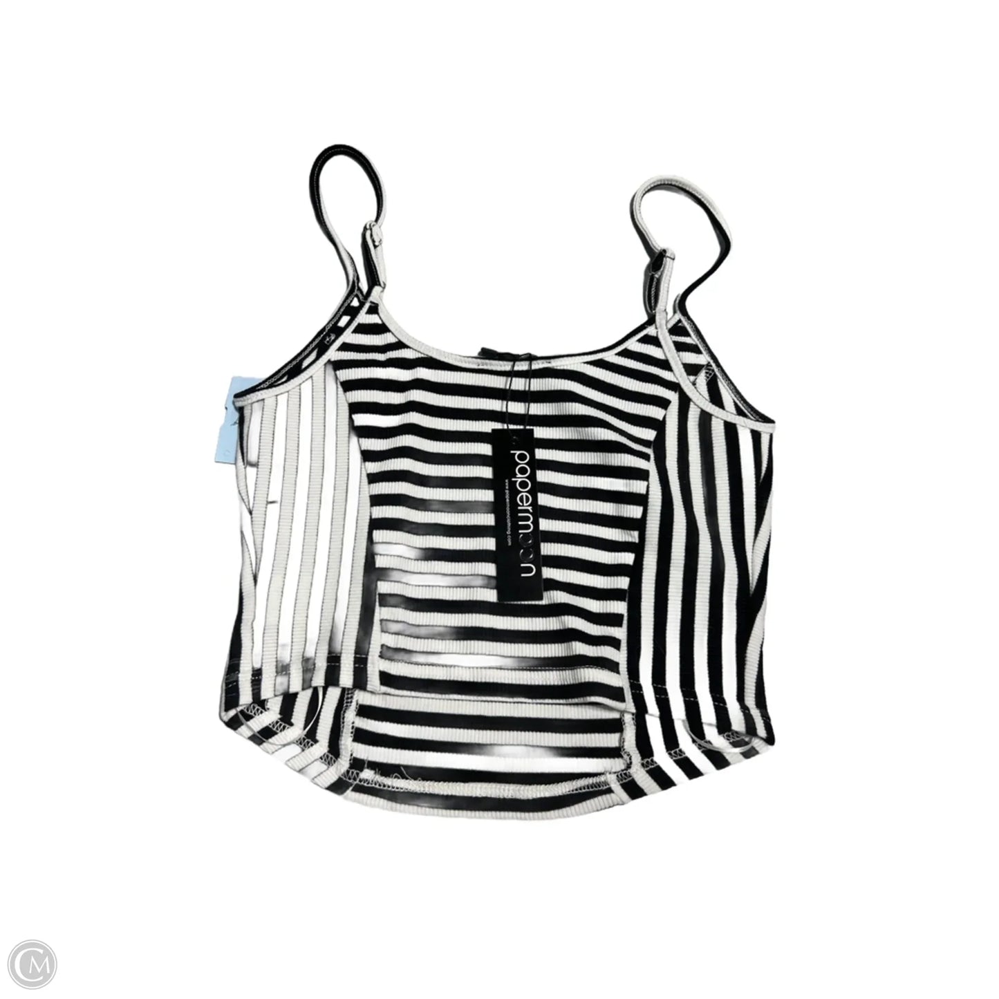 Tank Top By Papermoon In Striped Pattern, Size: S