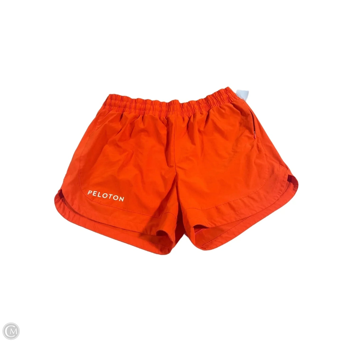 Athletic Shorts By Peloton In Orange, Size: L