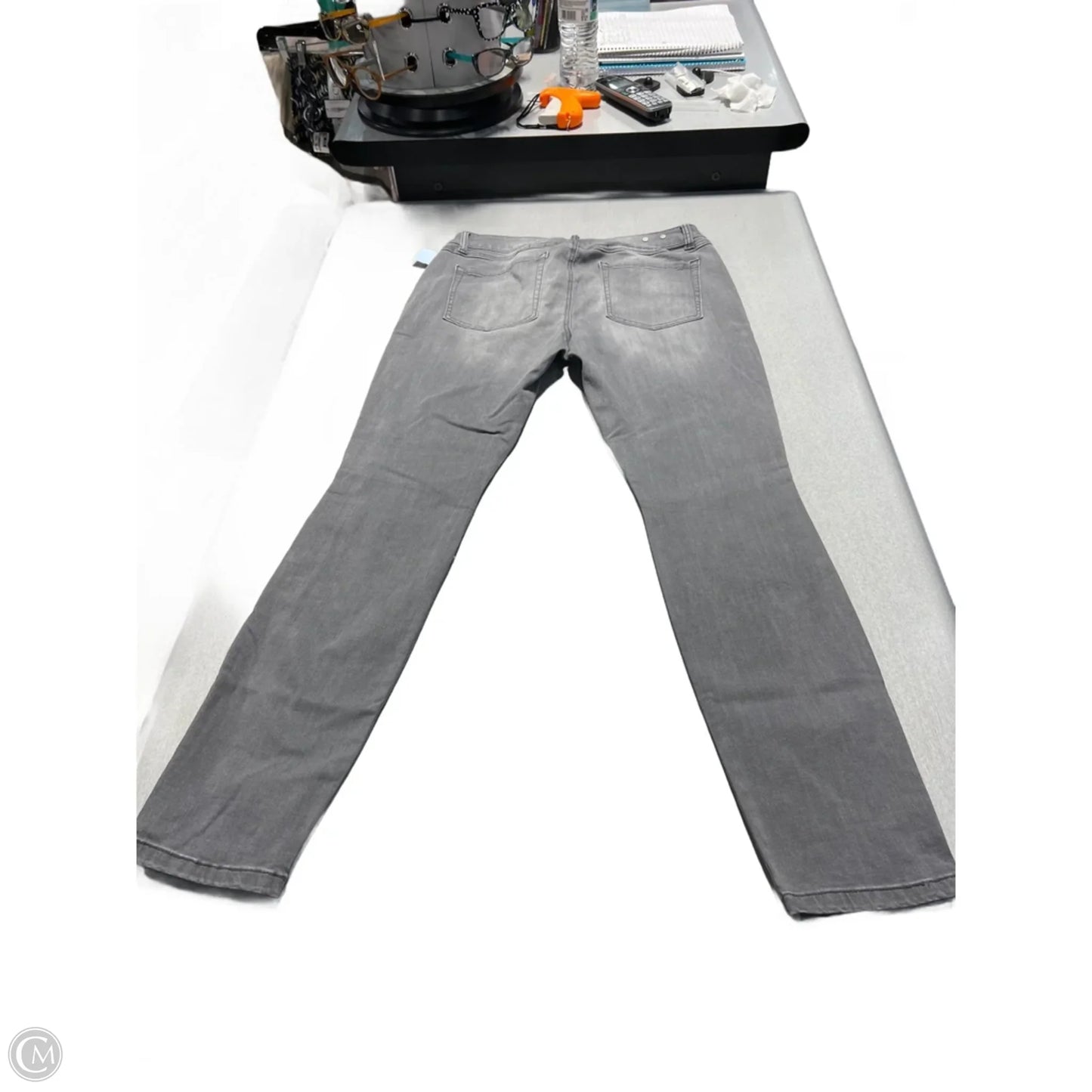 Jeans Straight By Cabi In Grey, Size: 8