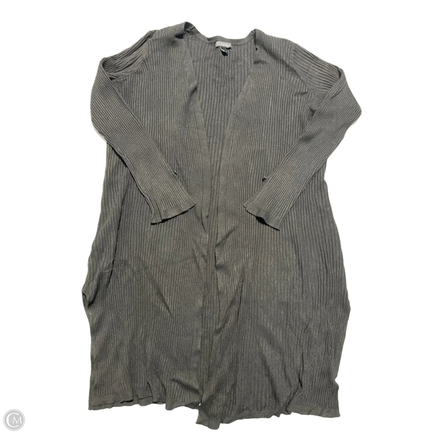 Cardigan By Roz And Ali In Black, Size: Xl