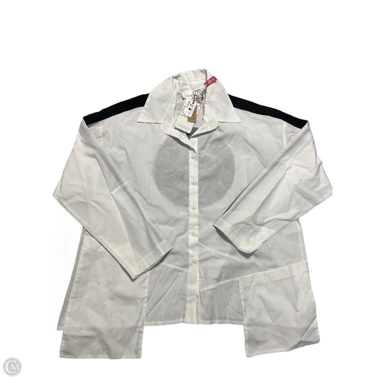 Top Long Sleeve By Cmc In White, Size: S