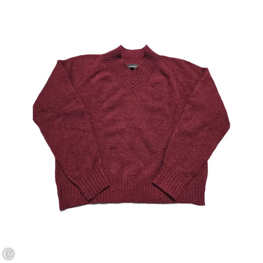 Sweater By Banana Republic In Maroon, Size: S