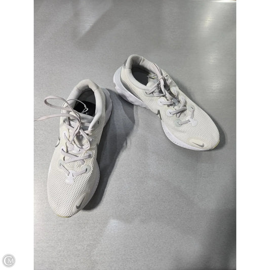 Shoes Athletic By Nike In White, Size: 10