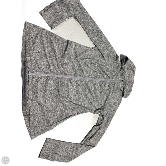 Athletic Jacket By Athleta In Grey, Size: M