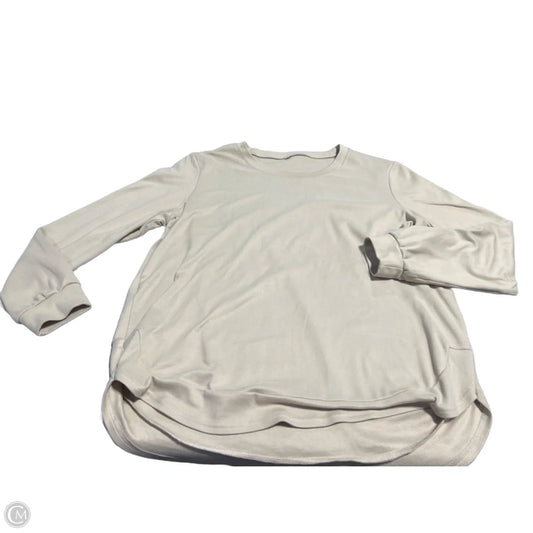 Top Long Sleeve By Cmc In Tan, Size: Xl