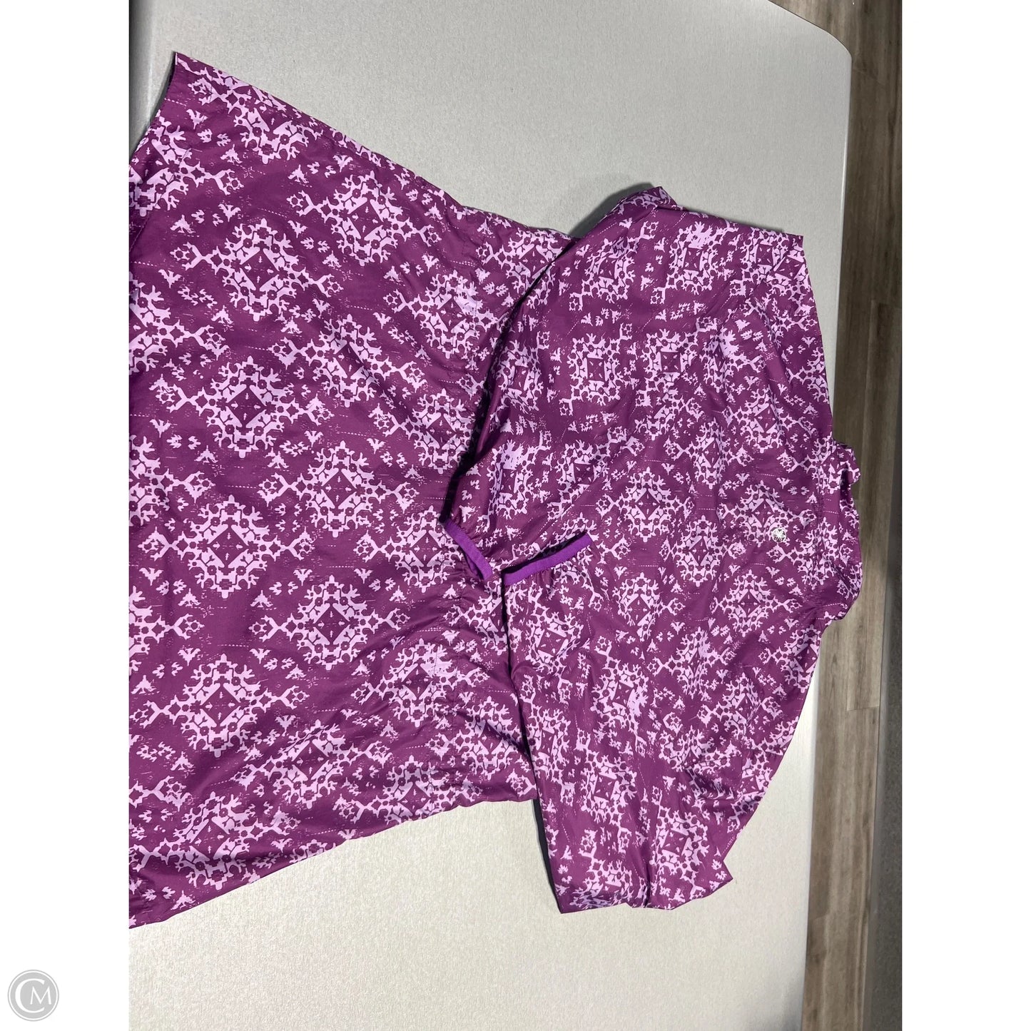 Athletic Jacket By Cmc In Purple, Size: L