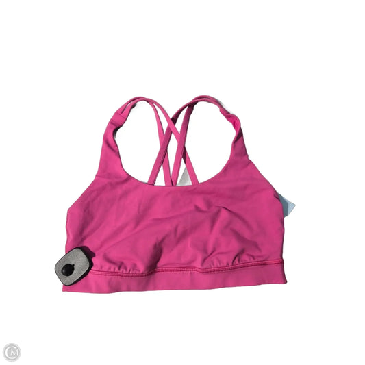 Athletic Bra By Lululemon In Pink, Size: M