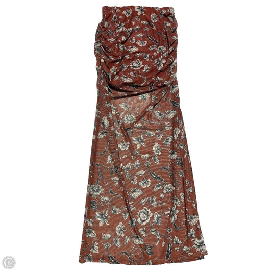 Skirt Maxi By Anthropologie In Orange, Size: Xs