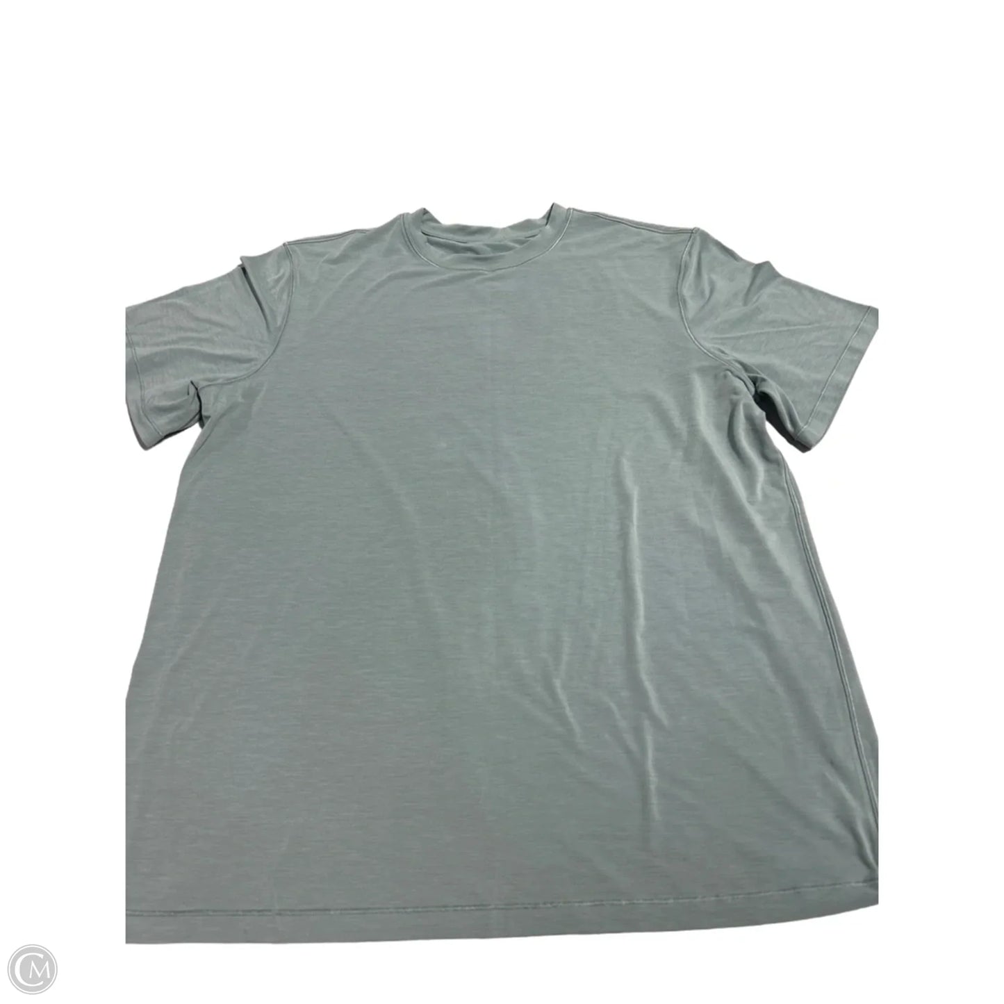 Top Short Sleeve By Lululemon In Green, Size: M
