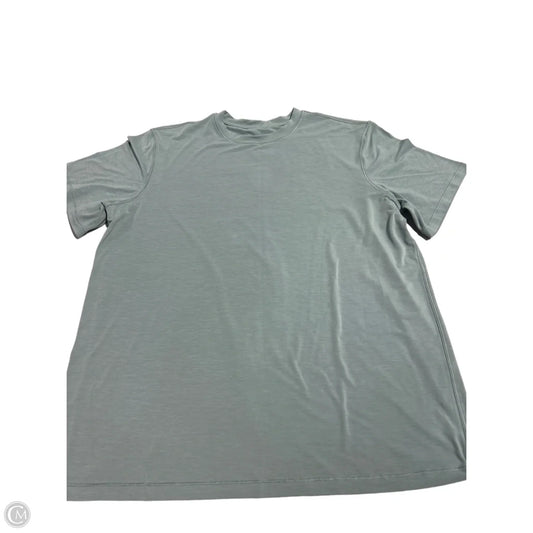 Top Short Sleeve By Lululemon In Green, Size: M