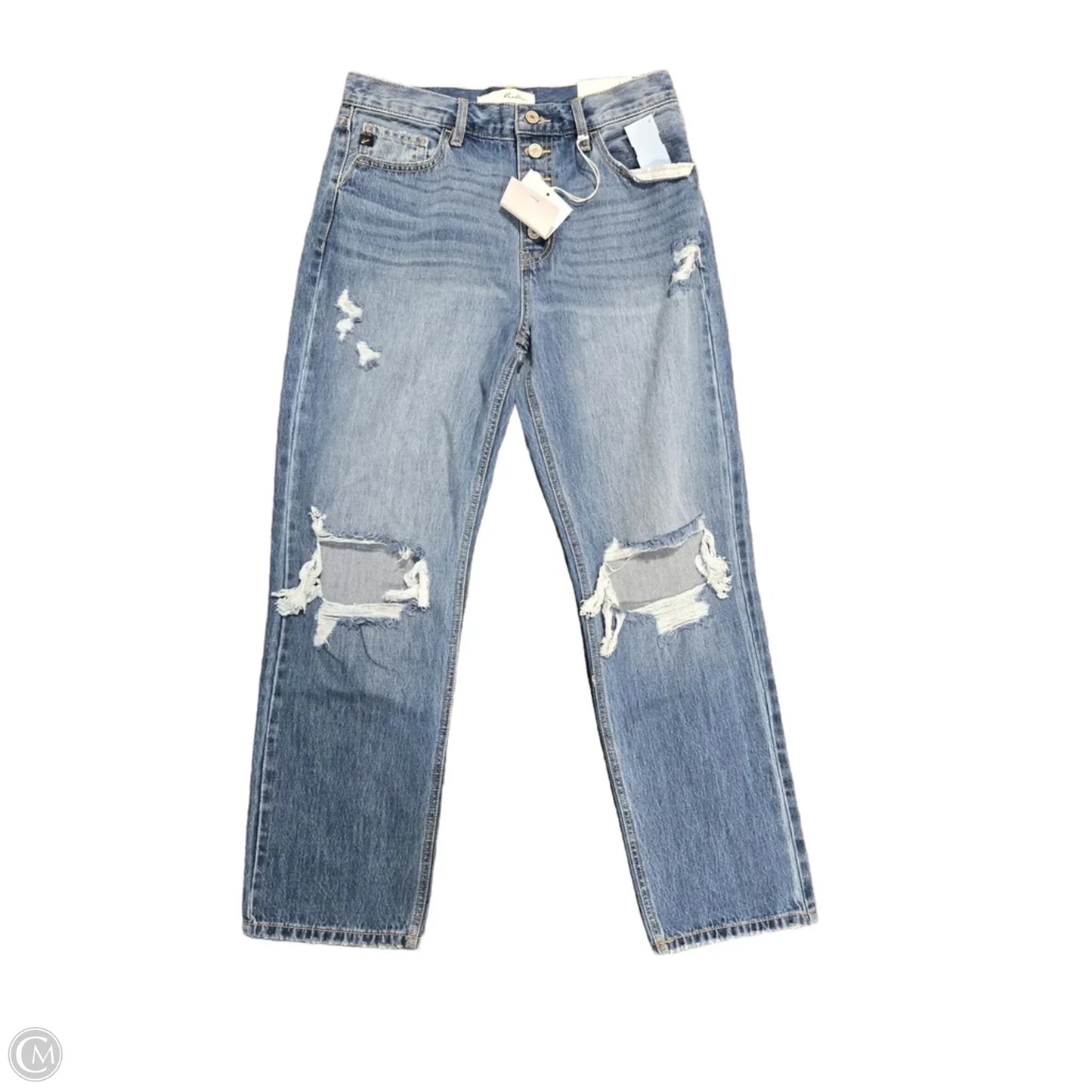 Jeans Straight By Kancan In Blue Denim, Size: 6