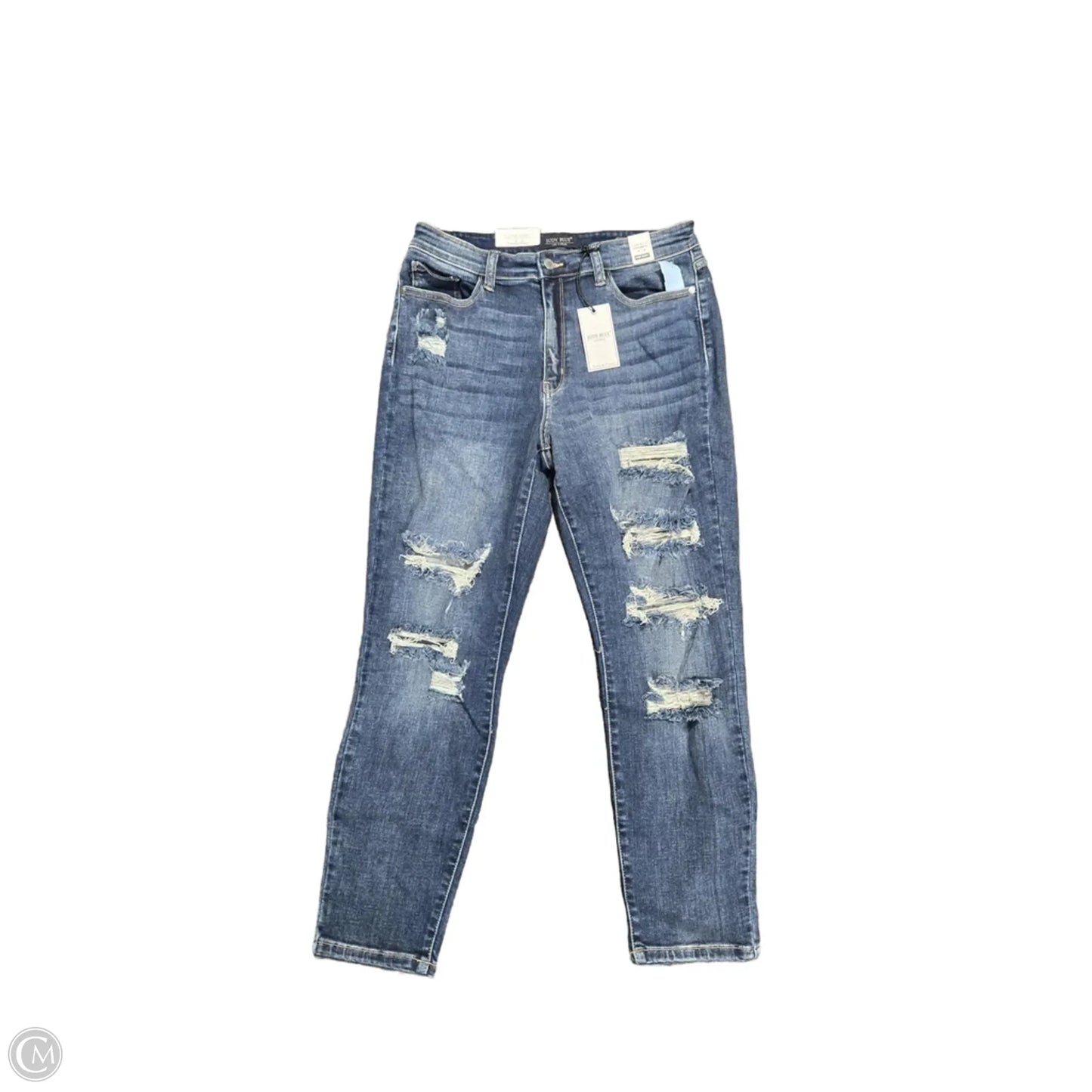 Jeans Boot Cut By Judy Blue In Blue Denim, Size: 10