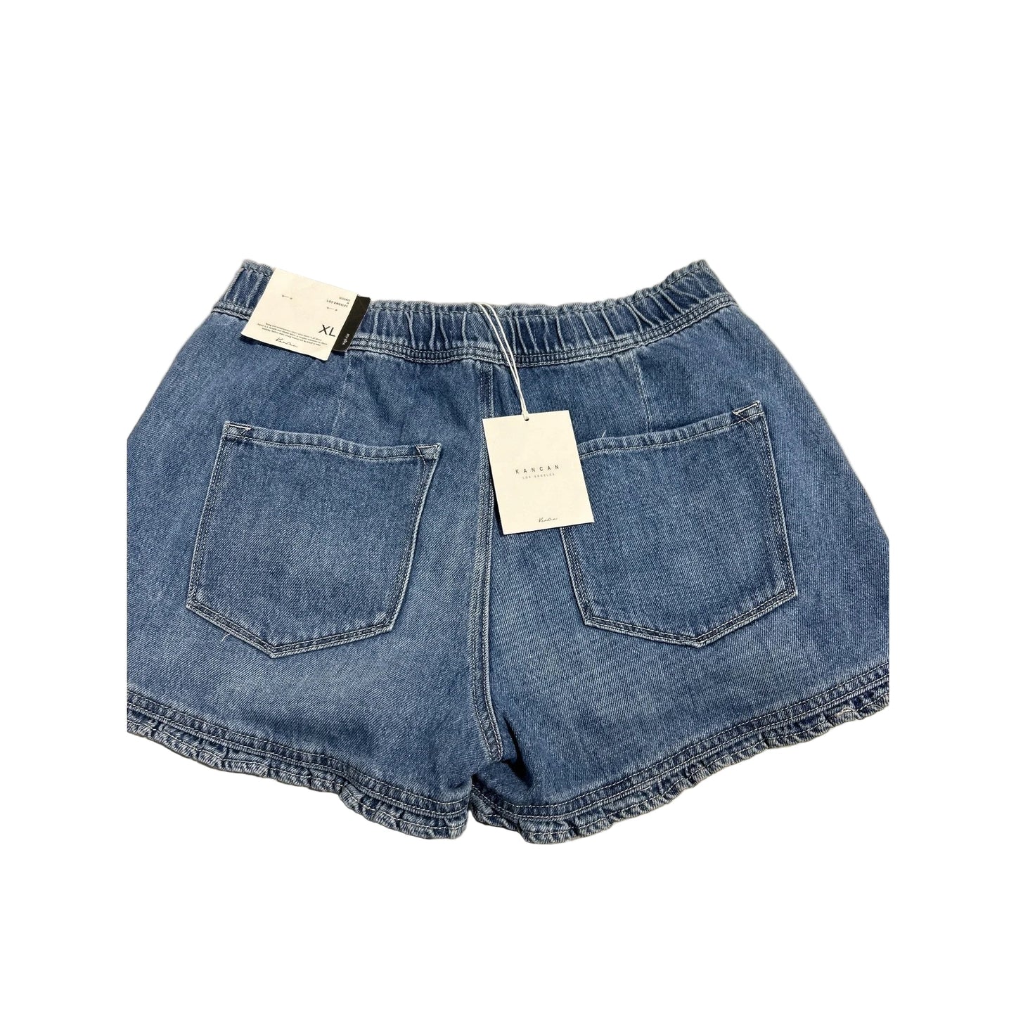 Shorts By Kancan In Blue Denim, Size: Xl