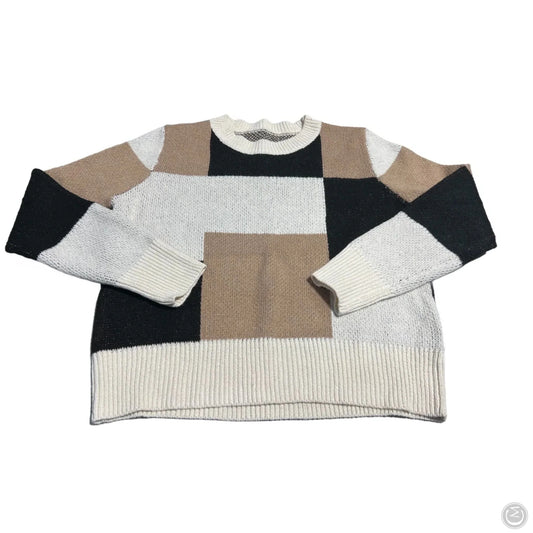 Sweater By Shein In Checkered Pattern, Size: M