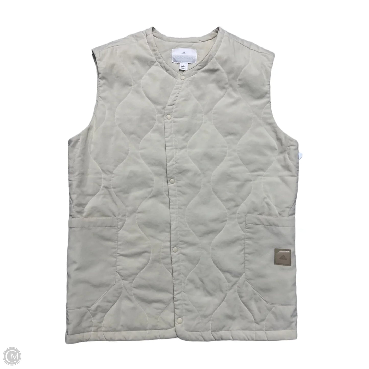Vest Other By Adidas In Tan, Size: M